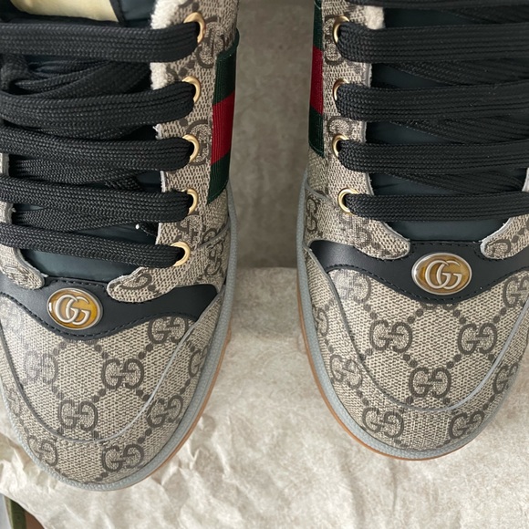 Mens Screener GG Supreme Canvas Sneakers - Picture 5 of 13